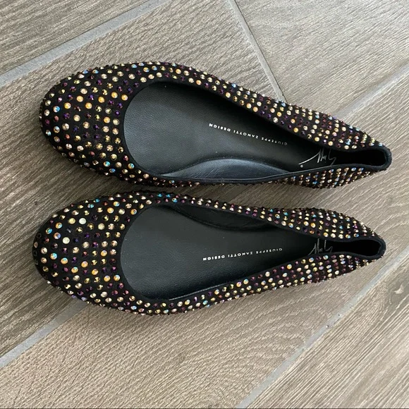 Giuseppe Zanotti embellished flats - Picture 4 of 9